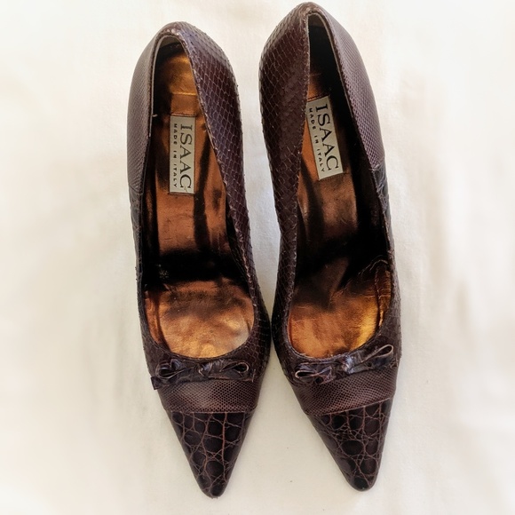 MOVING SALE! Fierce Crocodile & Snakeskin Stilettos - Picture 4 of 5
